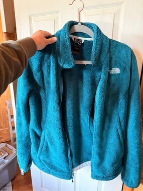 The North Face Teal Plush Fleece Jacket
